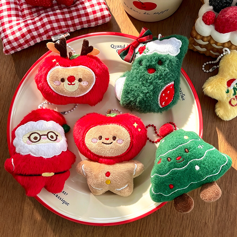 9pcs/Set Chrismas Plush Keycha - огляд і ціна Backpacks