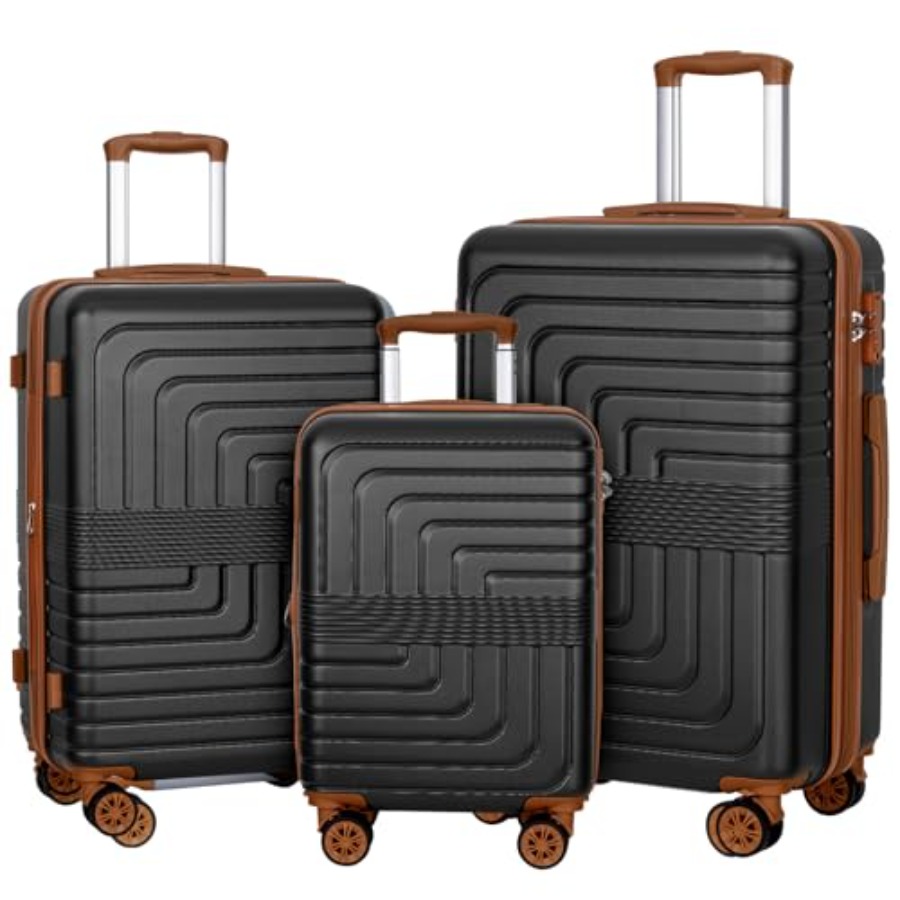 3-Piece Expandable Luggage Set - огляд і ціна Expandable Hard Shell Luggage Set