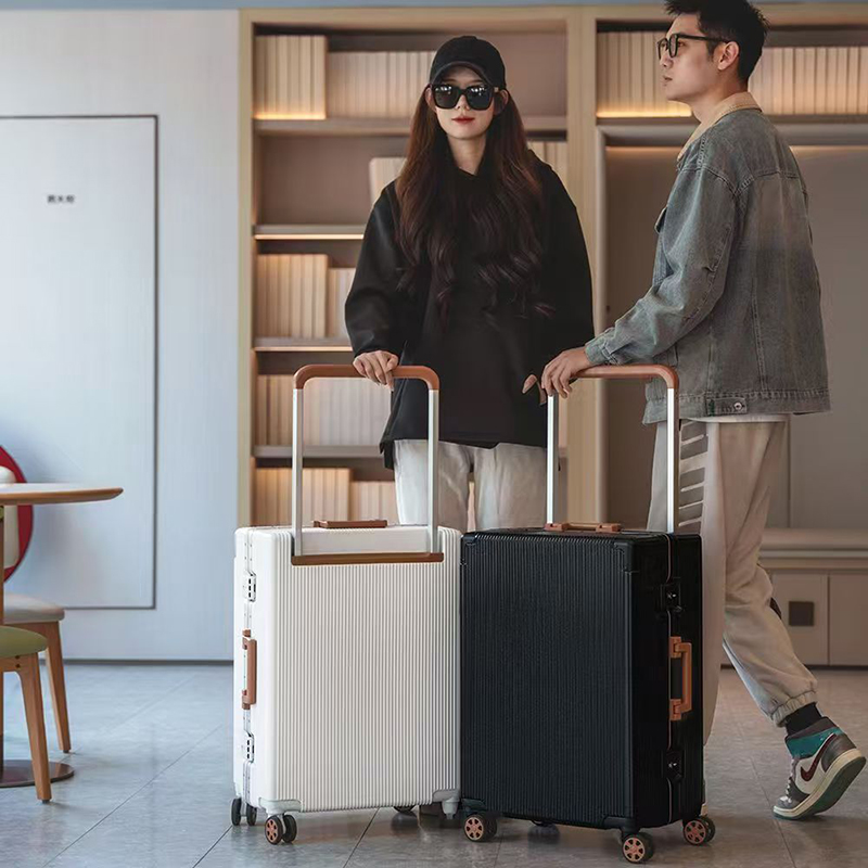 New Wide Trolley Case Luggage  - огляд і ціна Aluminum Frame Carry On Luggage