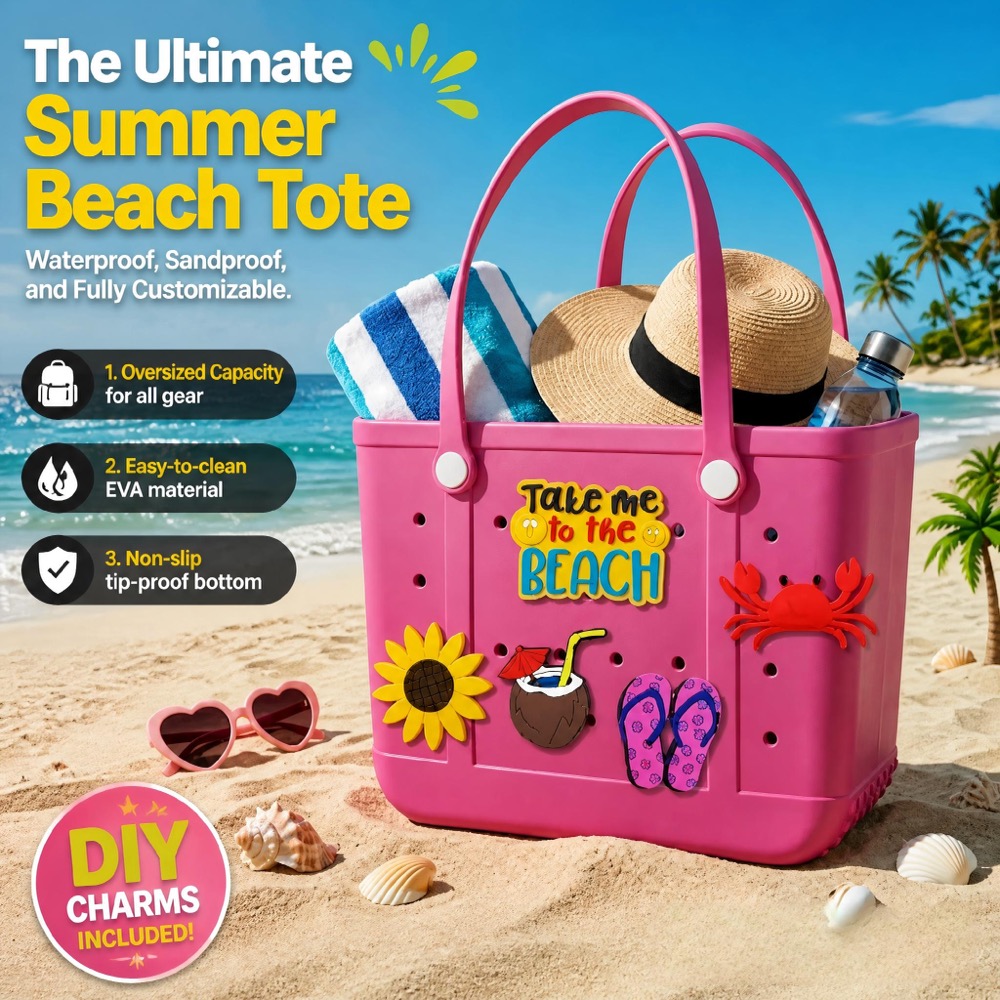 Ladies Oversized Rubber Beach  - огляд і ціна Handbags
