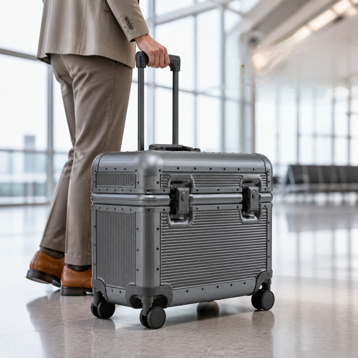 Bunnyfly 20-Inch PC Carry-On S - огляд і ціна Aluminum Frame Carry On Luggage