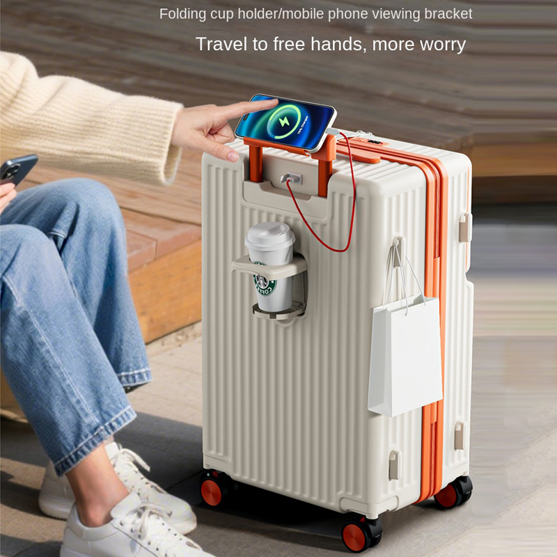 Stylish 20 24 inch Travel Suit - огляд і ціна Front Opening Laptop Luggage 24 Inch