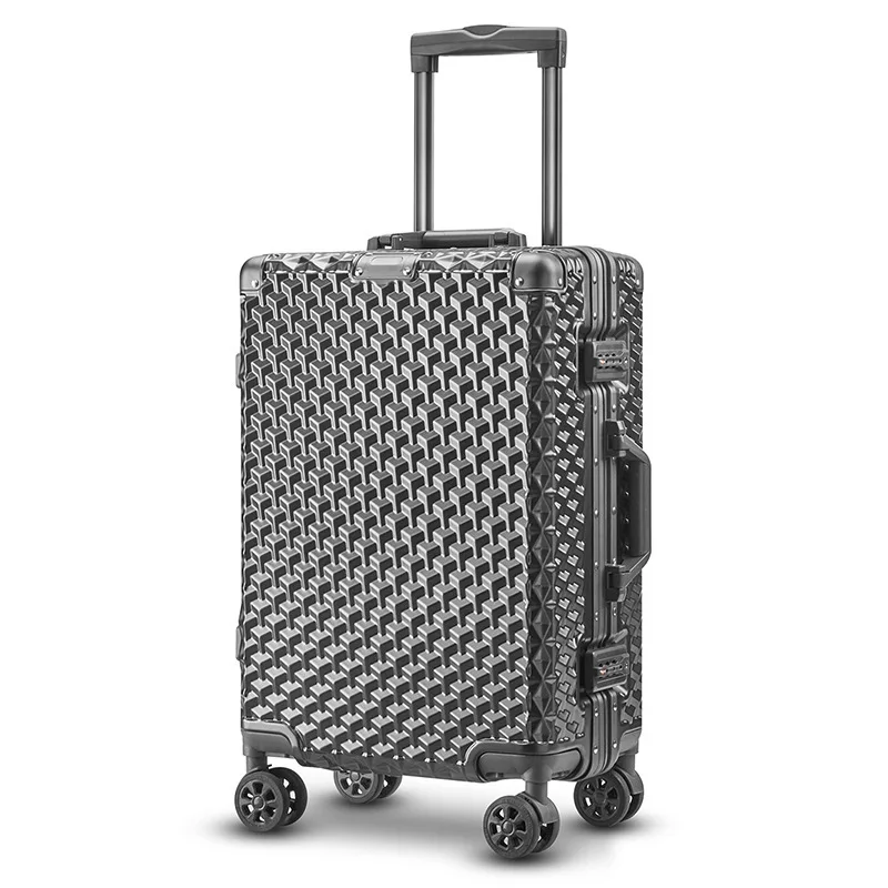 New Travel suitcase,password b - огляд і ціна Aluminum Frame Carry On Luggage