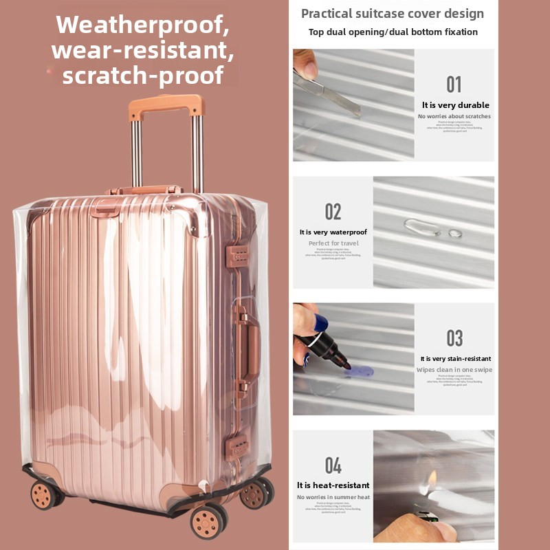 Thickened Protective Cover for - огляд і ціна Luggage Protective Cover Transparent