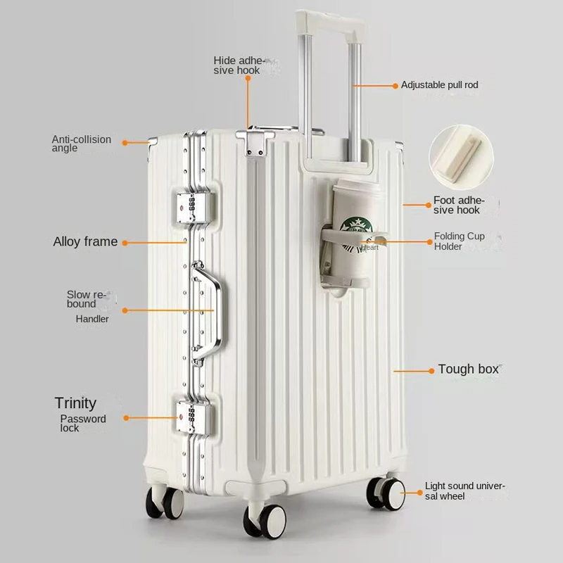 20-30 inch Update Hot Aluminum - огляд і ціна Aluminum Frame Carry On Luggage